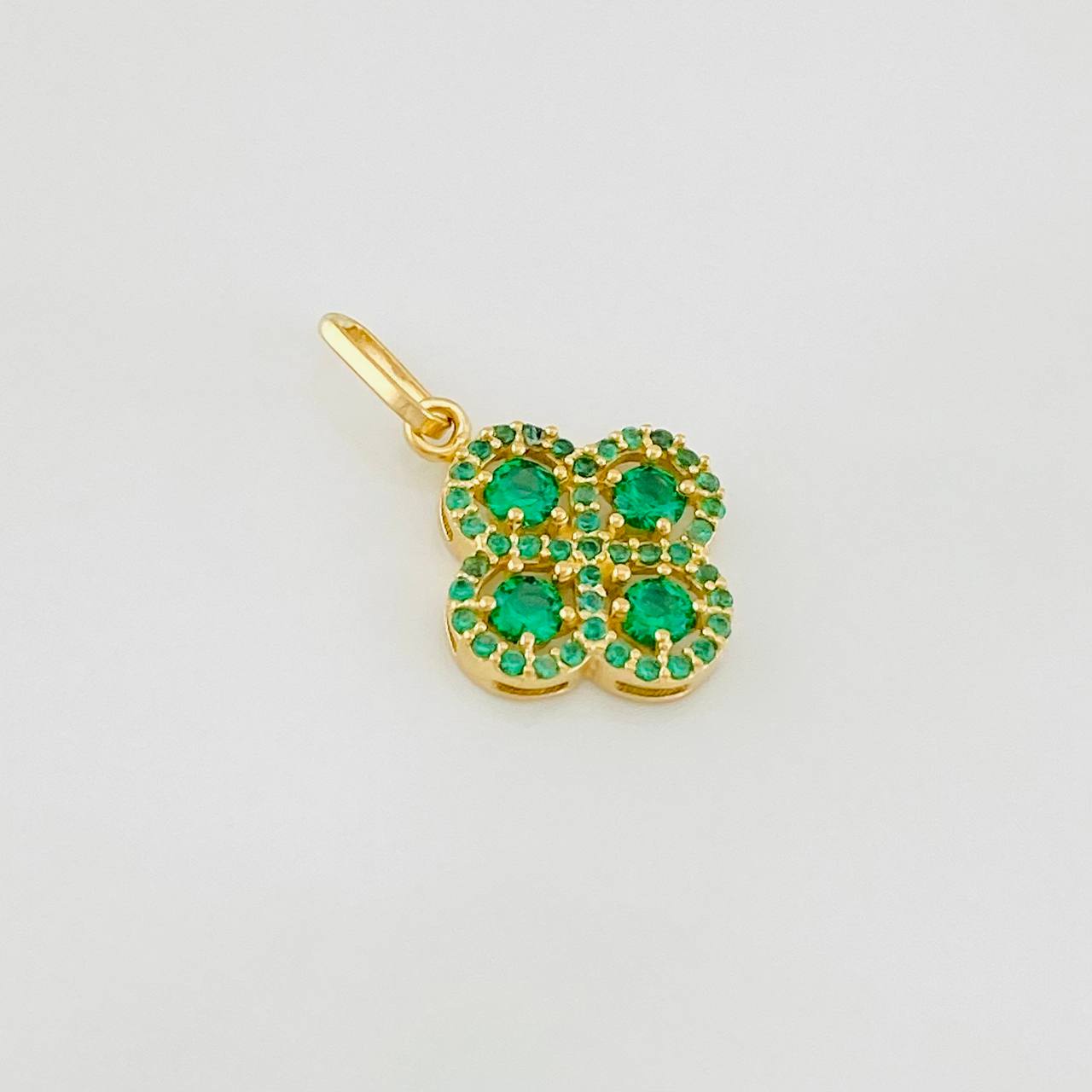 Dije Trebol 1.55g / 3/4 in Oro Amarillo 18K
