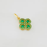 Dije Trebol 1.55g / 3/4 in Oro Amarillo 18K