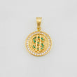 Dije Signo Peso 3.05g / 1 in Oro Amarillo 18K