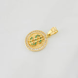 Dije Signo Peso 3.05g / 1 in Oro Amarillo 18K