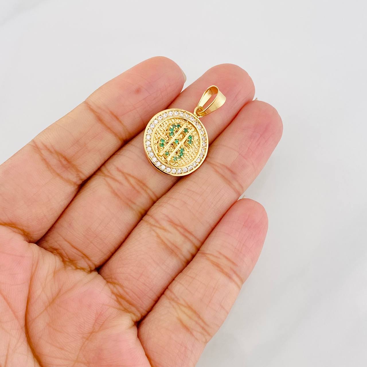 Dije Signo Peso 3.05g / 1 in Oro Amarillo 18K
