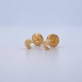 Stud Earrings Moon 0.45gr / 18K Gold $