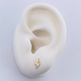 Stud Earrings Lightning 0.45gr / 18K Gold $