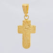 Dije Cruz Rostro Cristo 0.85 g / 1 in Oro Amarillo 18K