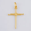 Pendant Nail Cross 0.95 g / 1 1/4 in 18K Yellow Gold