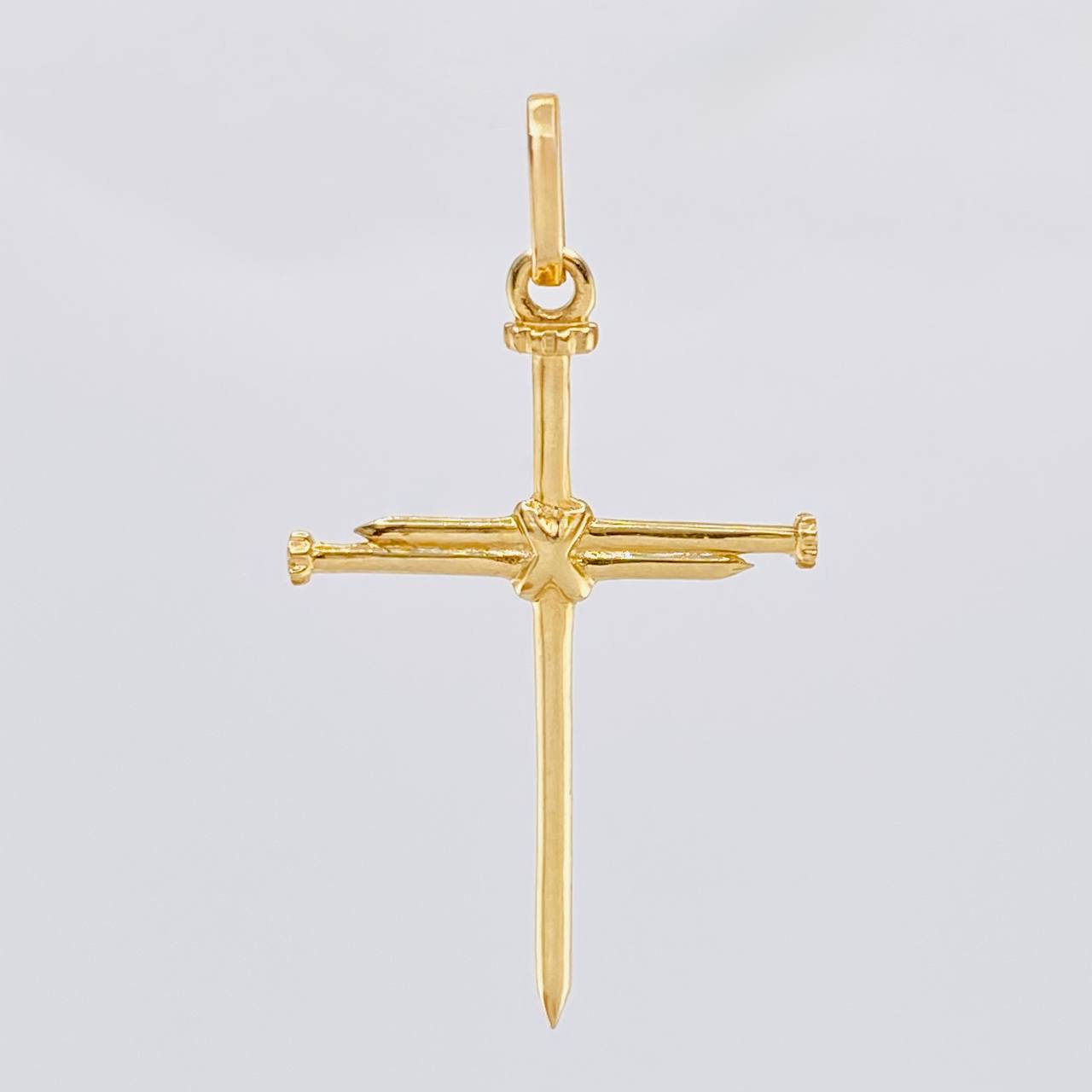 Pendant Nail Cross 0.95 g / 1 1/4 in 18K Yellow Gold