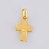 Pendant Cross Christ 0.55 g / 3/4 in Yellow Gold 18K