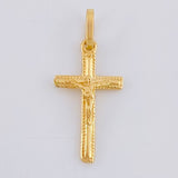 Dije Cruz Cristo 0.9 g / 1 in Oro Amarillo 18K