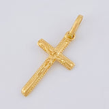 Dije Cruz Cristo 0.9 g / 1 in Oro Amarillo 18K