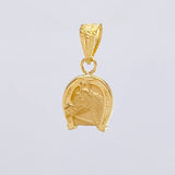 Pendant Horseshoe Horse 0.55 g / 3/4 in Yellow Gold 18K