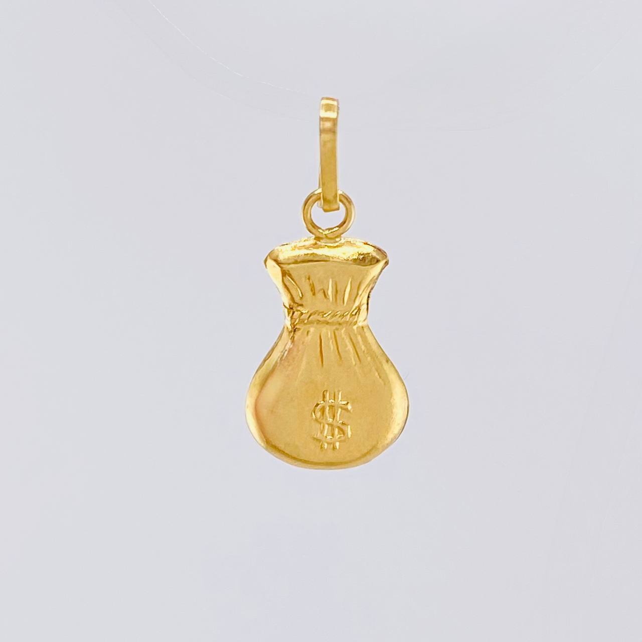 Pendant Money Bag 0.55 g / 3/4 in 18K Yellow Gold