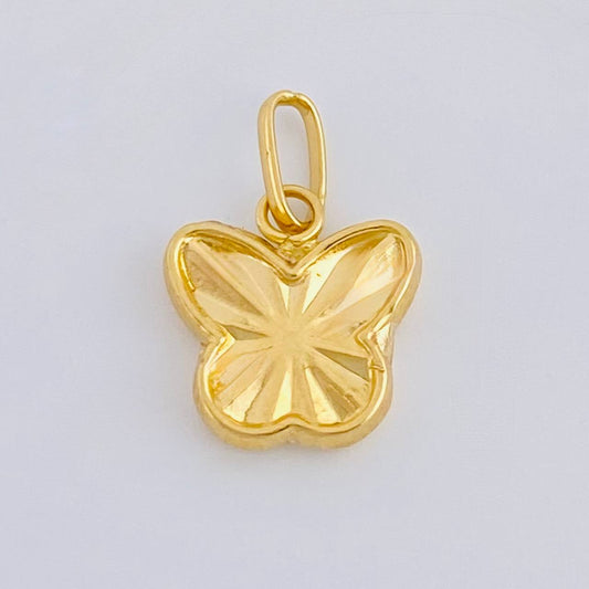 Dije Mariposa 0.65 g / 3/4 in Oro Amarillo 18K