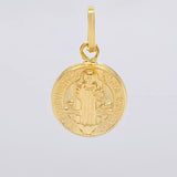 Dije San Benito 0.5 g / 3/4 in Oro Amarillo 18K