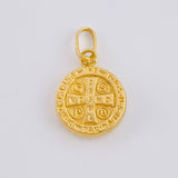 Dije San Benito 0.6 g / 3/4 in Oro Amarillo 18K