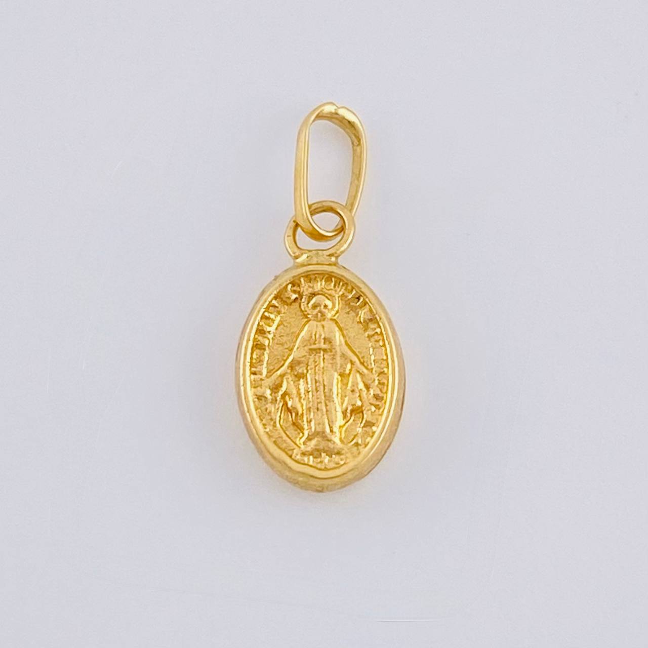 Pendant Virgen Milagrosa 0.25 g / 1/2 in Yellow Gold 18K