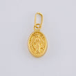 Pendant Virgen Milagrosa 0.25 g / 1/2 in Yellow Gold 18K