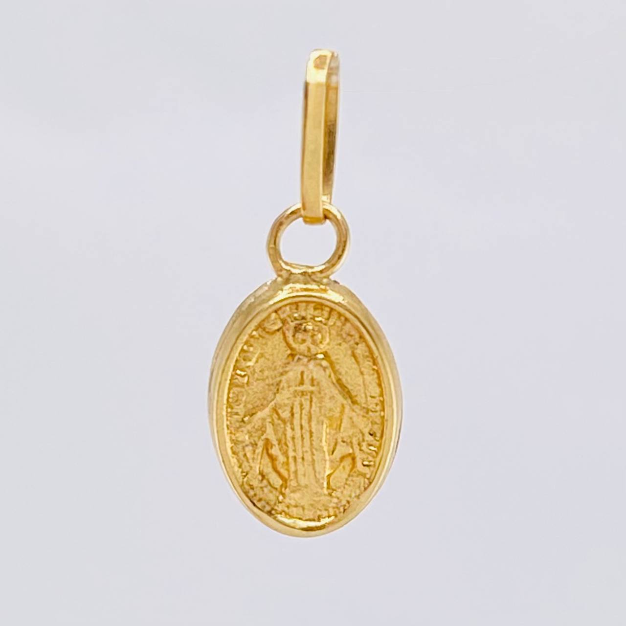Pendant Virgen Milagrosa 0.25 g / 1/2 in Yellow Gold 18K
