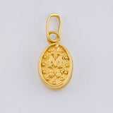 Pendant Virgen Milagrosa 0.25 g / 1/2 in Yellow Gold 18K