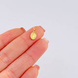 Pendant Virgen Milagrosa 0.25 g / 1/2 in Yellow Gold 18K