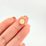 Pendant Virgen Del Carmen 0.35 g / 3/4 in Yellow Gold 18K