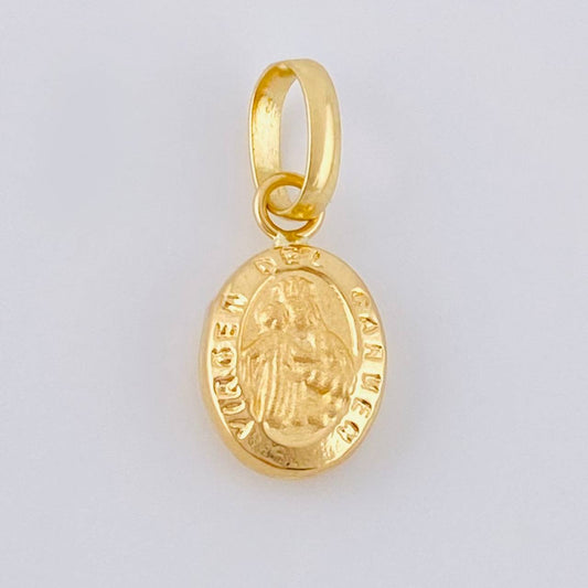 Pendant Virgen Del Carmen 0.35 g / 3/4 in Yellow Gold 18K