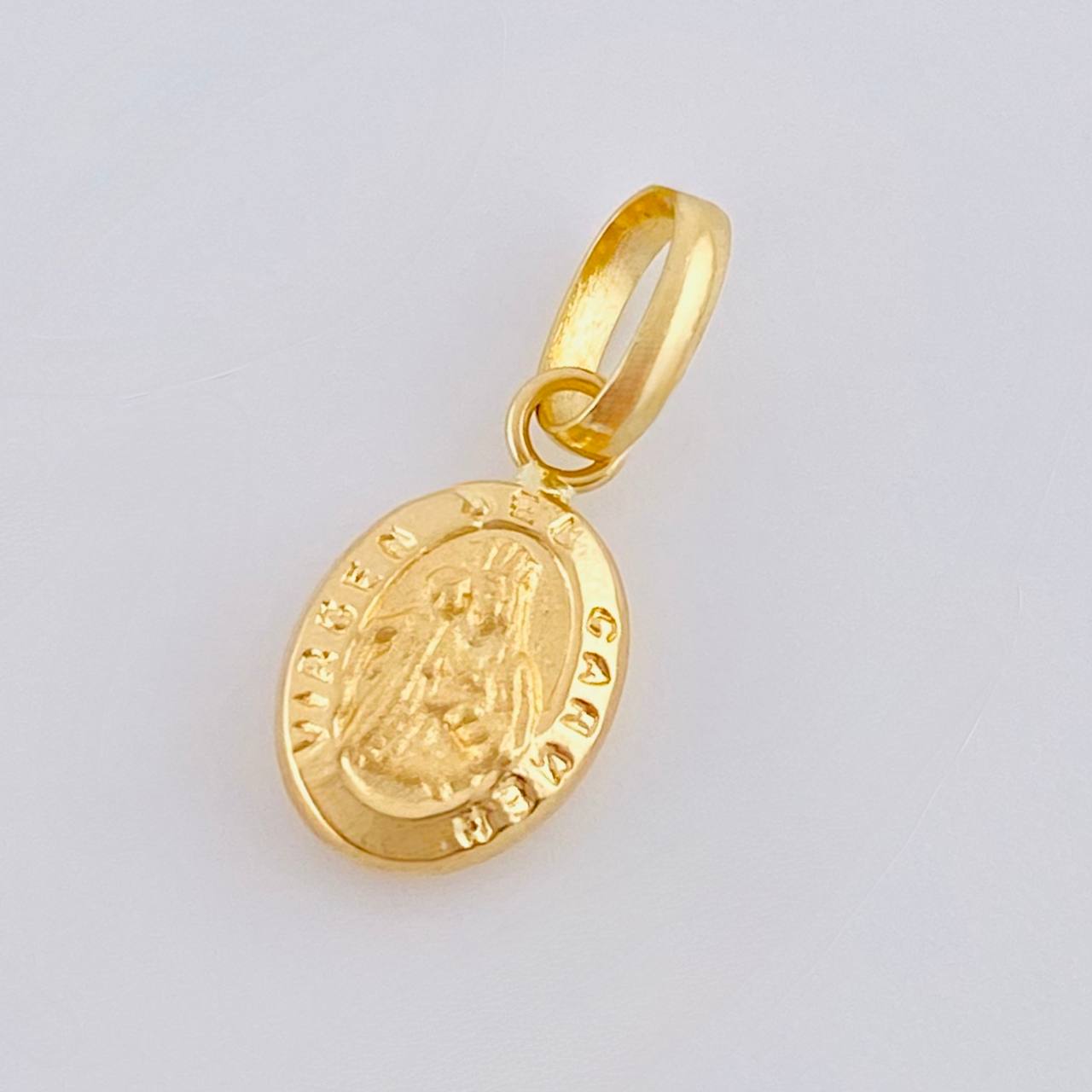 Pendant Virgen Del Carmen 0.35 g / 3/4 in Yellow Gold 18K
