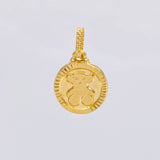 Dije Circulo Oso 0.95 g / 3/4 in Oro Amarillo 18K