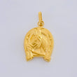 Pendant Horseshoe Horse 1.05 g / 1 in 18K Yellow Gold