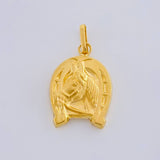 Dije Herradura Caballo 1.15 g / 1 in Oro Amarillo 18K