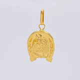 Pendant Horseshoe Horse 1.05 g / 1 in 18K Yellow Gold
