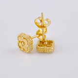 Topos Trebol 1.7 g / in / 7.7 mm Oro Amarillo 18K