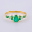 Duchess Drop Ring 60Pts 1.5 g / T6 1/4 Yellow Gold 18K