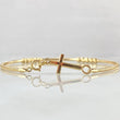 Bracelet Cross Lattice 2.05gr / 7.5in / +4 18K Gold ©