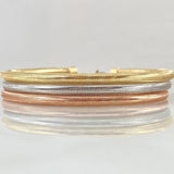Bracelet 5.85gr / 7.7in-8.5in / +4 18K Gold ©