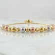 Bracelet Beads Interspersed 4.95gr / 7.9in / +4 18K Gold