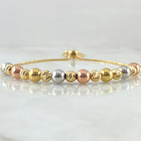 Bracelet Beads Interspersed 4.95gr / 7.9in / +4 18K Gold