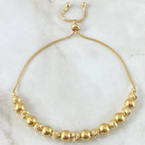 Bracelet Beads Interspersed 4.8gr / 7.9in / +4 18K Gold