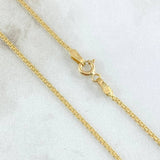 Bismark Chain 3.3gr / 19.7in / +0 18K Gold -