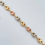 Pulso GC 5.65gr / 21.1cm / 5mm Tres Oros 18K &