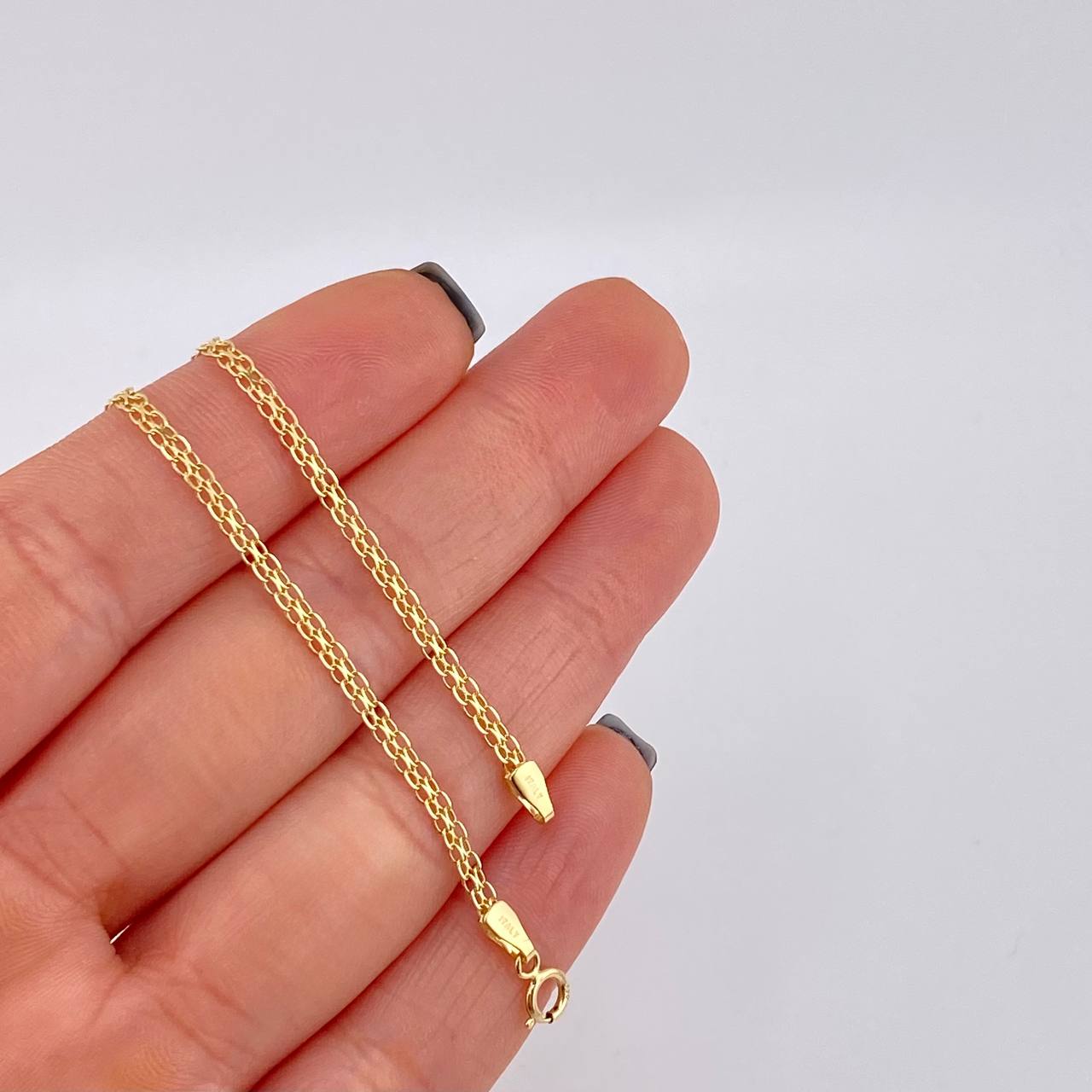 Cadena China 3.85 g / 60 cm / 2.2 mm Oro Amarillo 18K