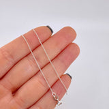 Cadena Aro Seguido 1.15 g / 19 3/4 in / 0.85 mm Plata 925