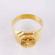 Anillo Cristo Rayado 3.5gr / T9 1/2 / Oro Amarillo 18K