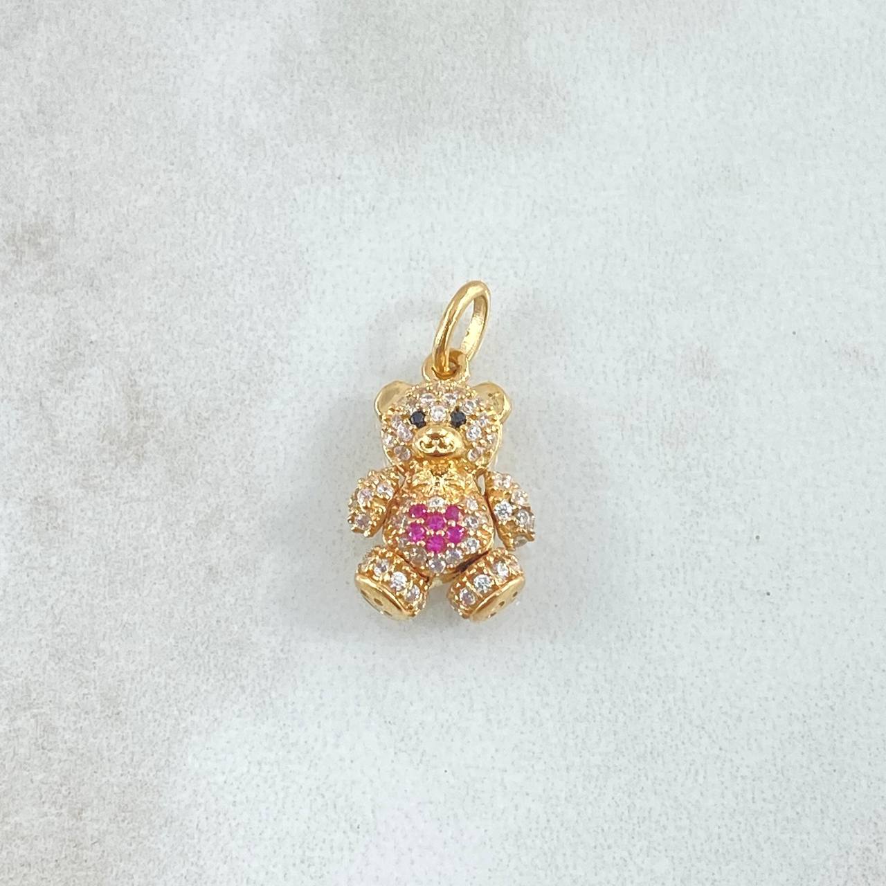 Dije Oso Articulado 2.55gr / 3/4 in / Oro Amarillo 18K