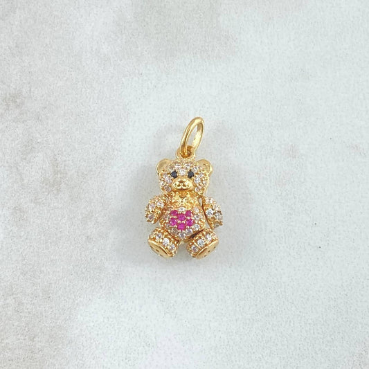 Dije Oso Articulado 2.55gr / 3/4 in / Oro Amarillo 18K