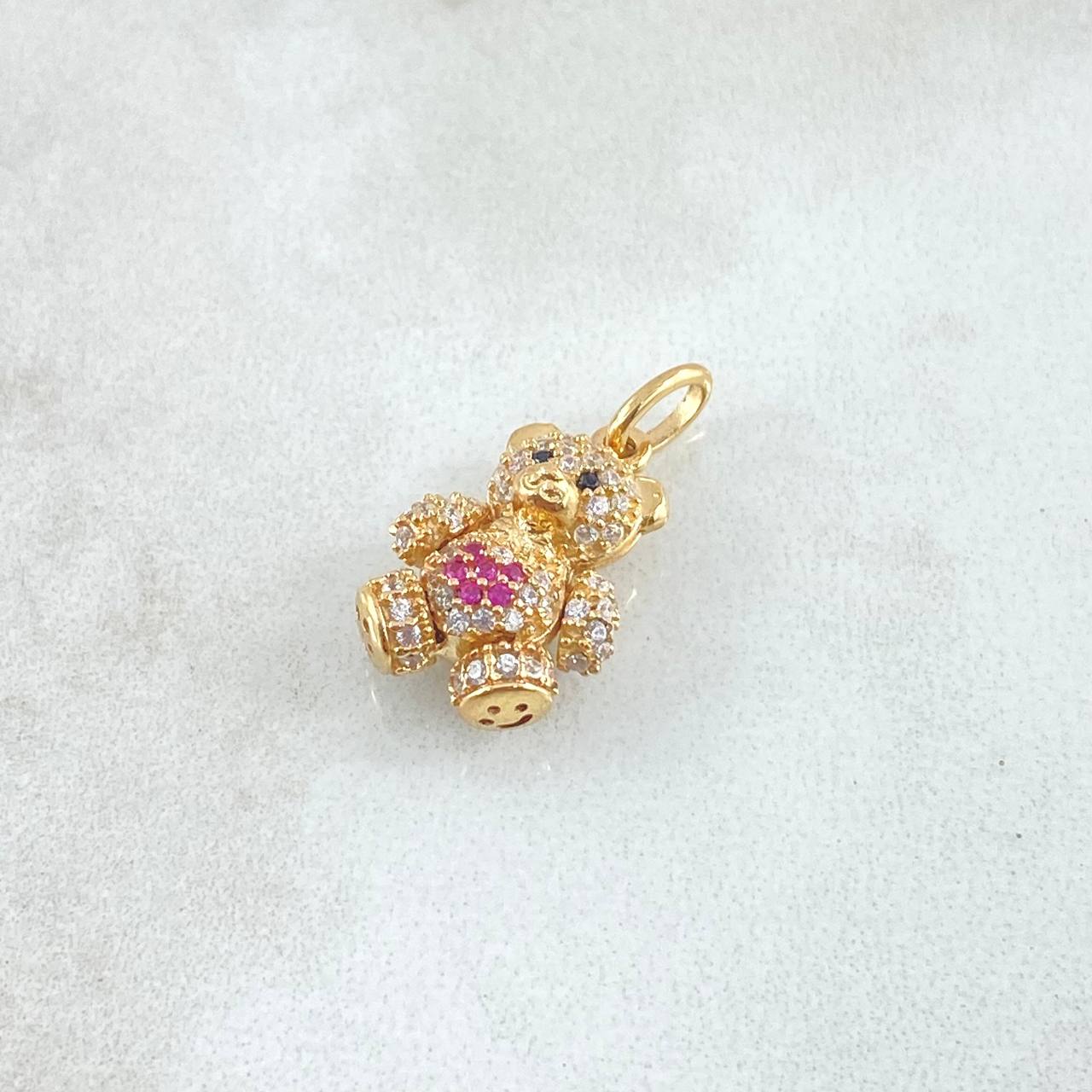 Dije Oso Articulado 2.55gr / 3/4 in / Oro Amarillo 18K