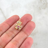 Dije Oso Articulado 2.55gr / 3/4 in / Oro Amarillo 18K