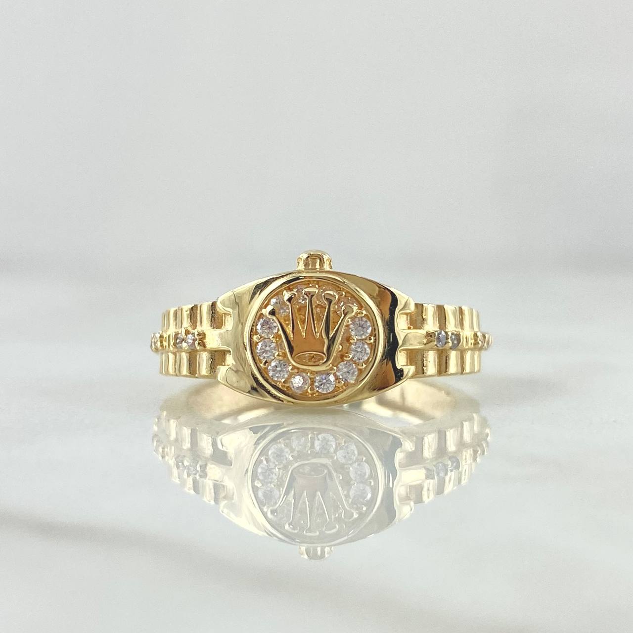 Crown Band Ring 3.45gr / Size 7 1/2 / 18K Gold ©