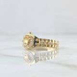 Crown Band Ring 3.45gr / Size 7 1/2 / 18K Gold ©