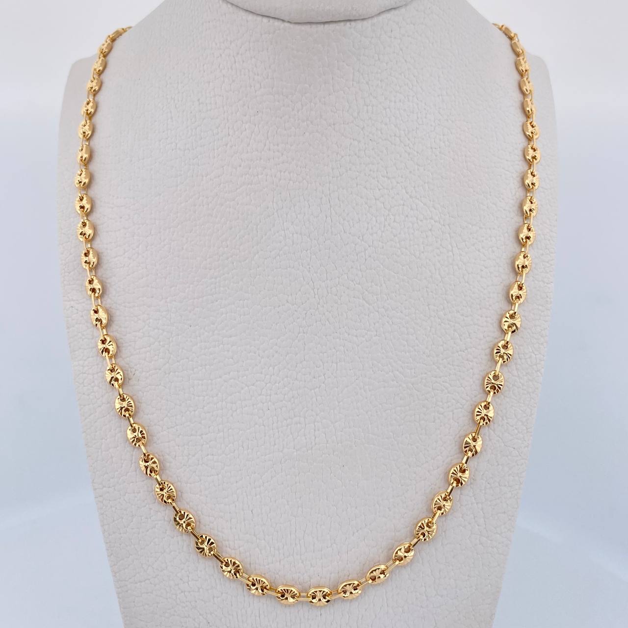GC Chain 8.7gr / 52.8cm / 3mm Diamond Cut 18K Yellow Gold &