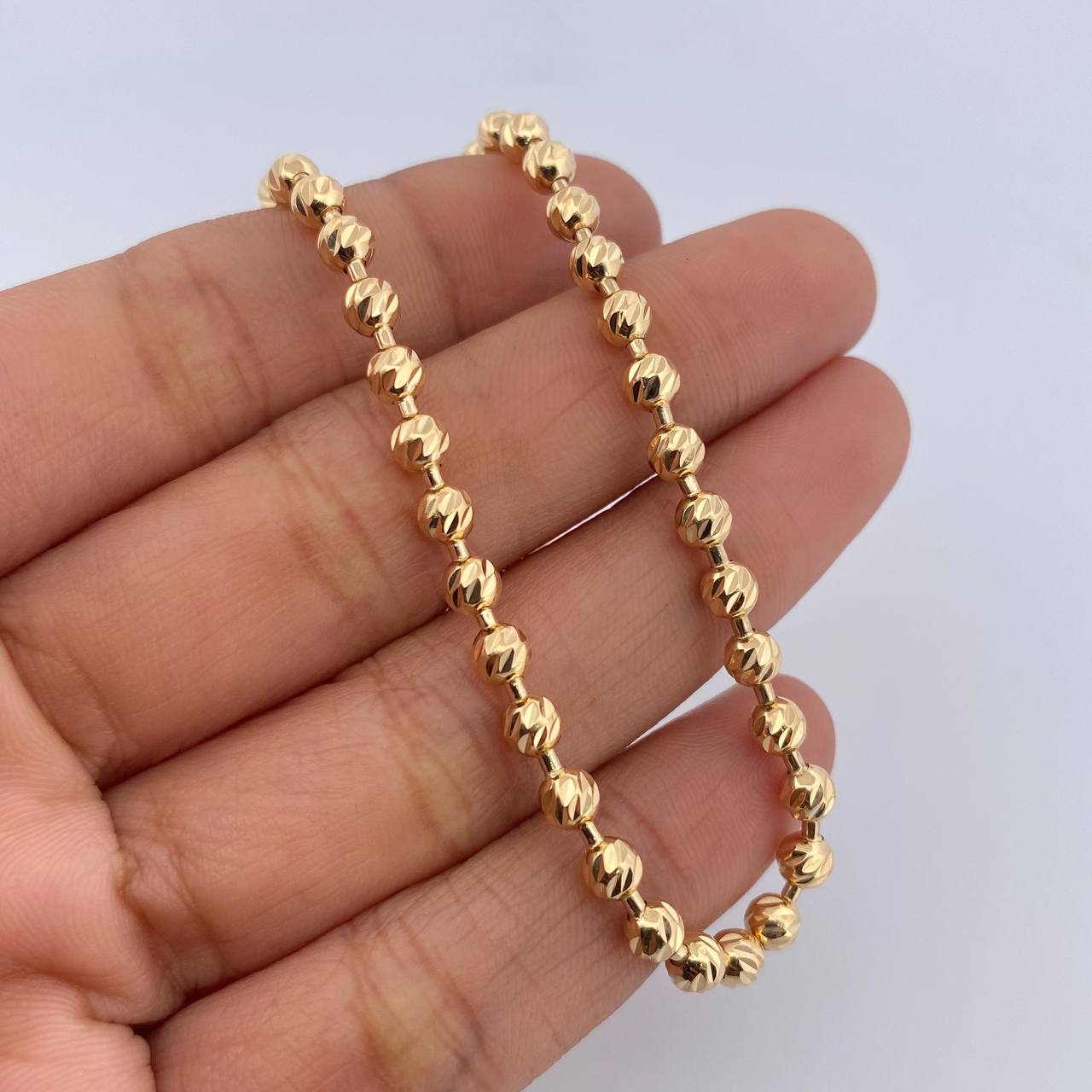 Cadena Militar 21.9 g / 24 in / 3.95 mm Oro Amarillo 18K